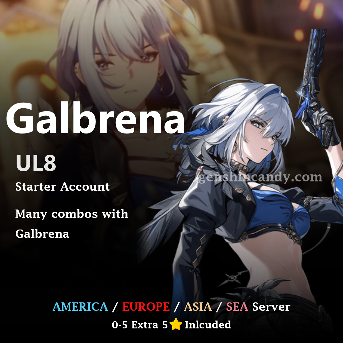 Wuthering Waves Galbrena Starter Account