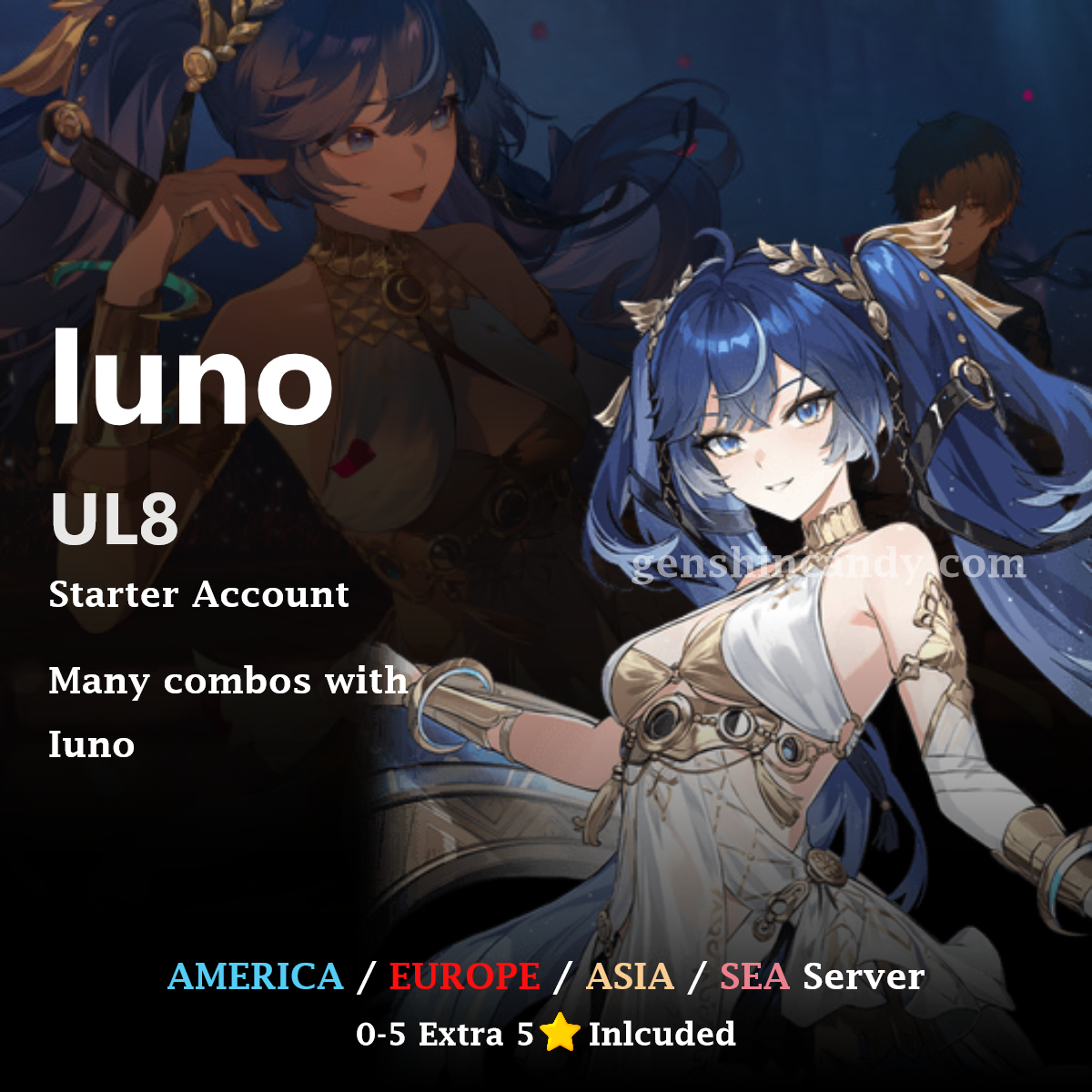 Wuthering Waves Iuno Starter Account