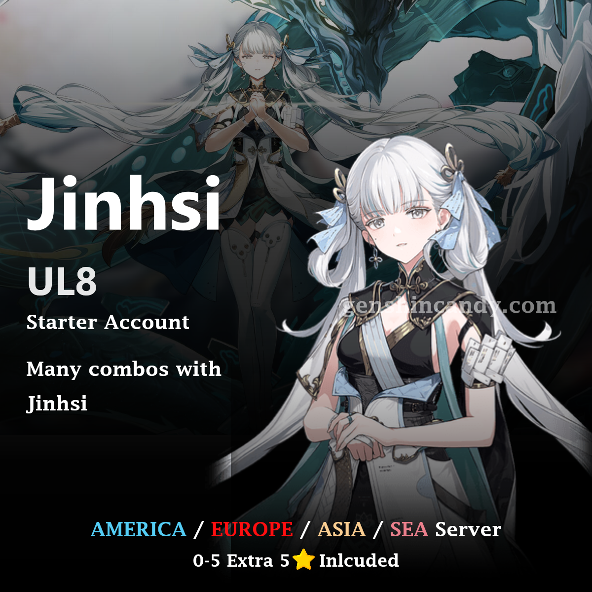 Wuthering Waves Jinhsi Starter Account