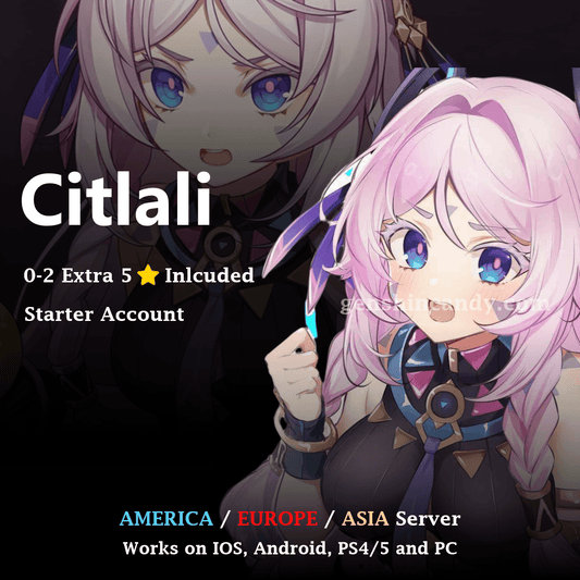 Citlali Account Genshin Starter Account - GenshinCandy