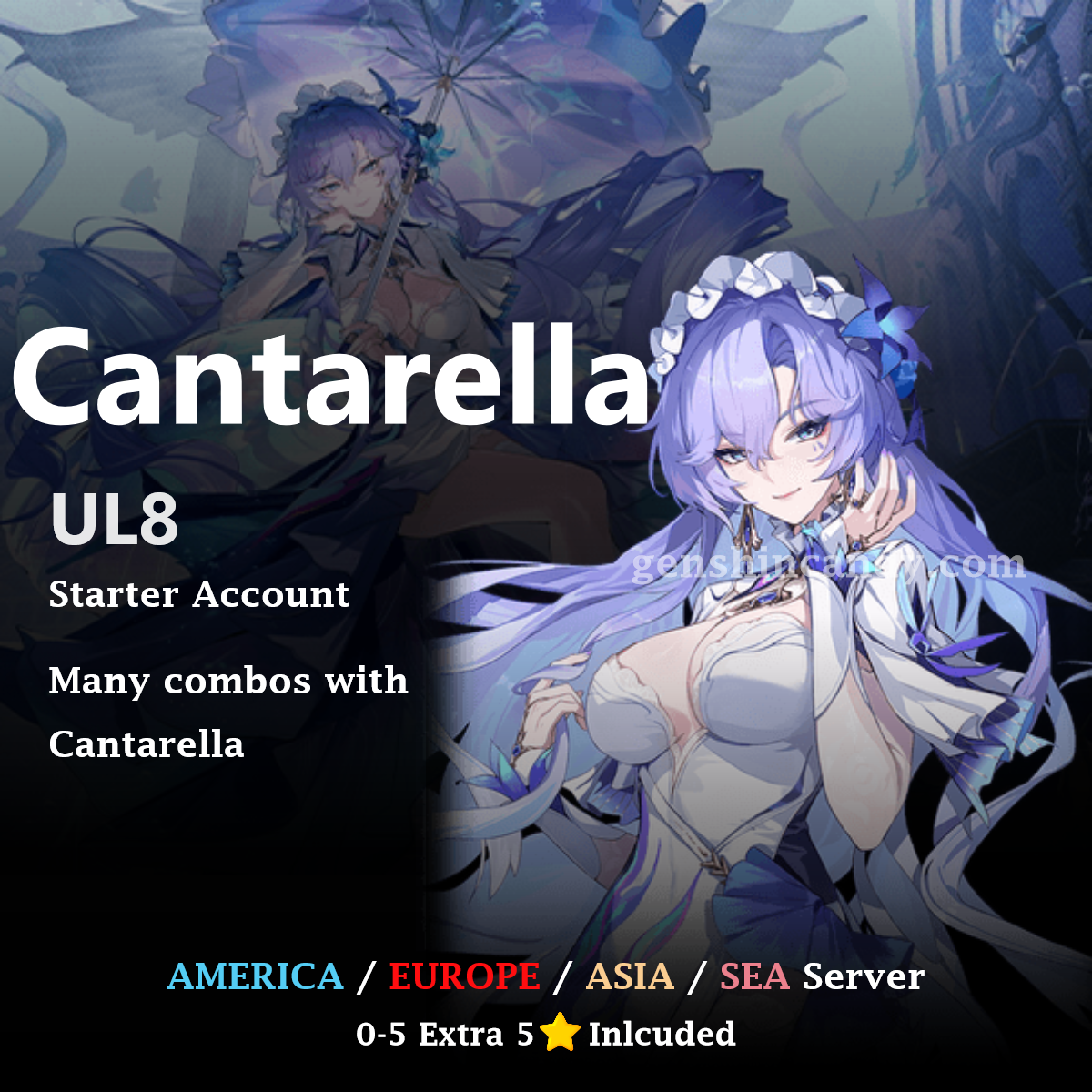 Wuthering Waves Cantarella Starter Account