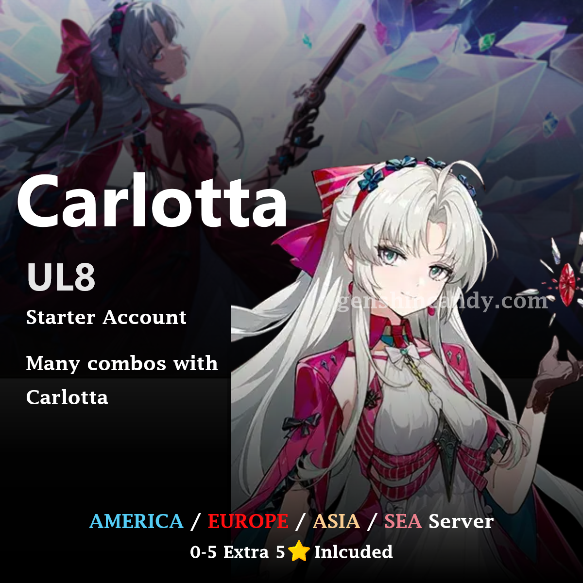 Wuthering Waves Carlotta Starter Account