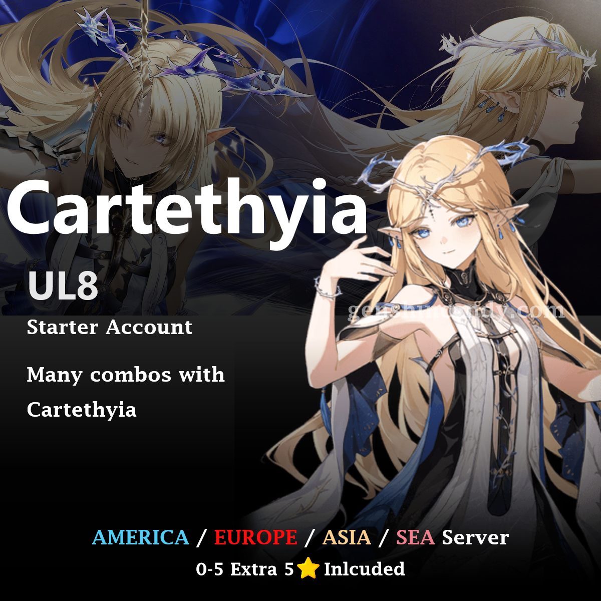 Cartethyia Starter Account