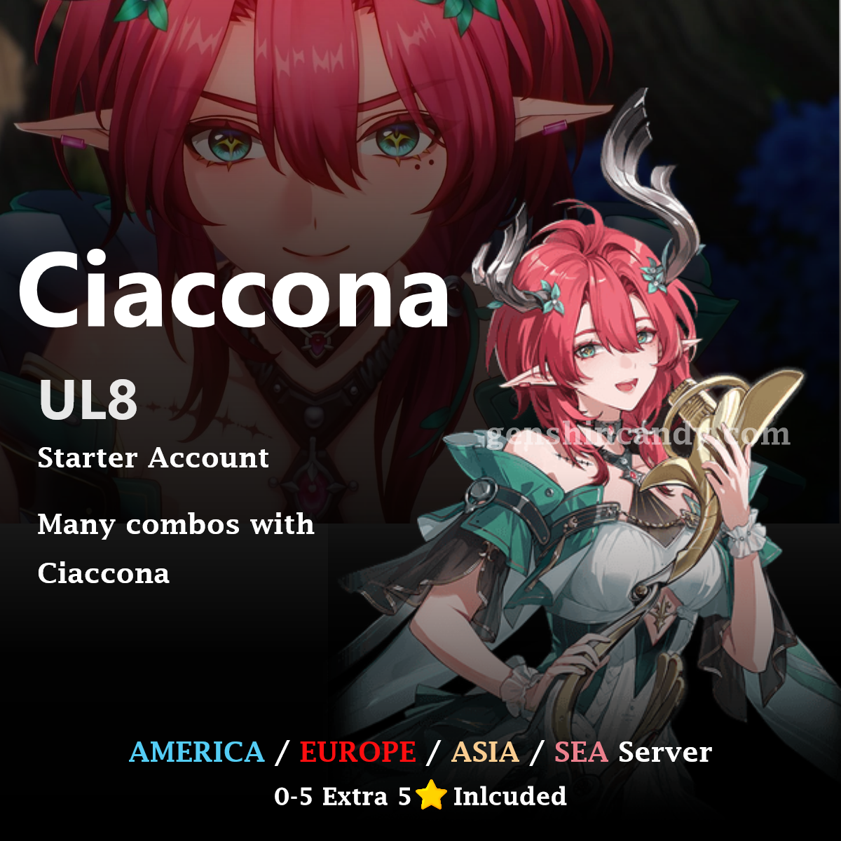 Wuthering Waves Ciaccona Starter Account