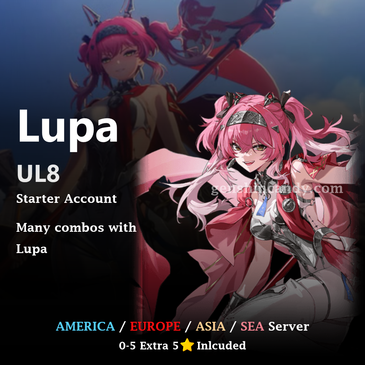 Wuthering Waves Lupa Starter Account