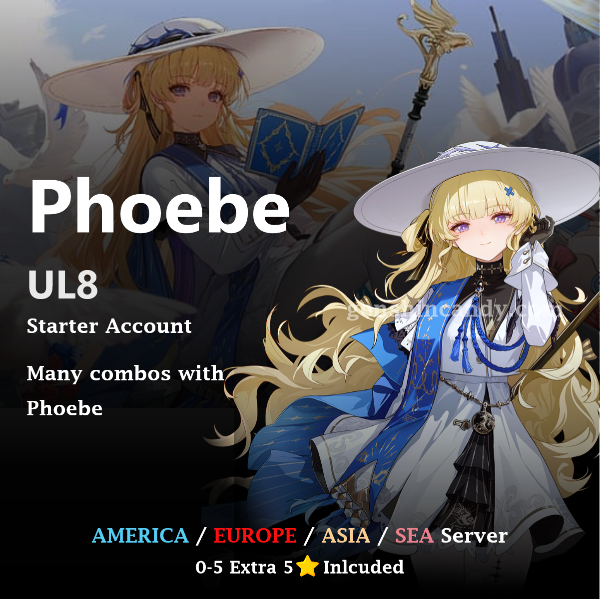 Phoebe Starter Account