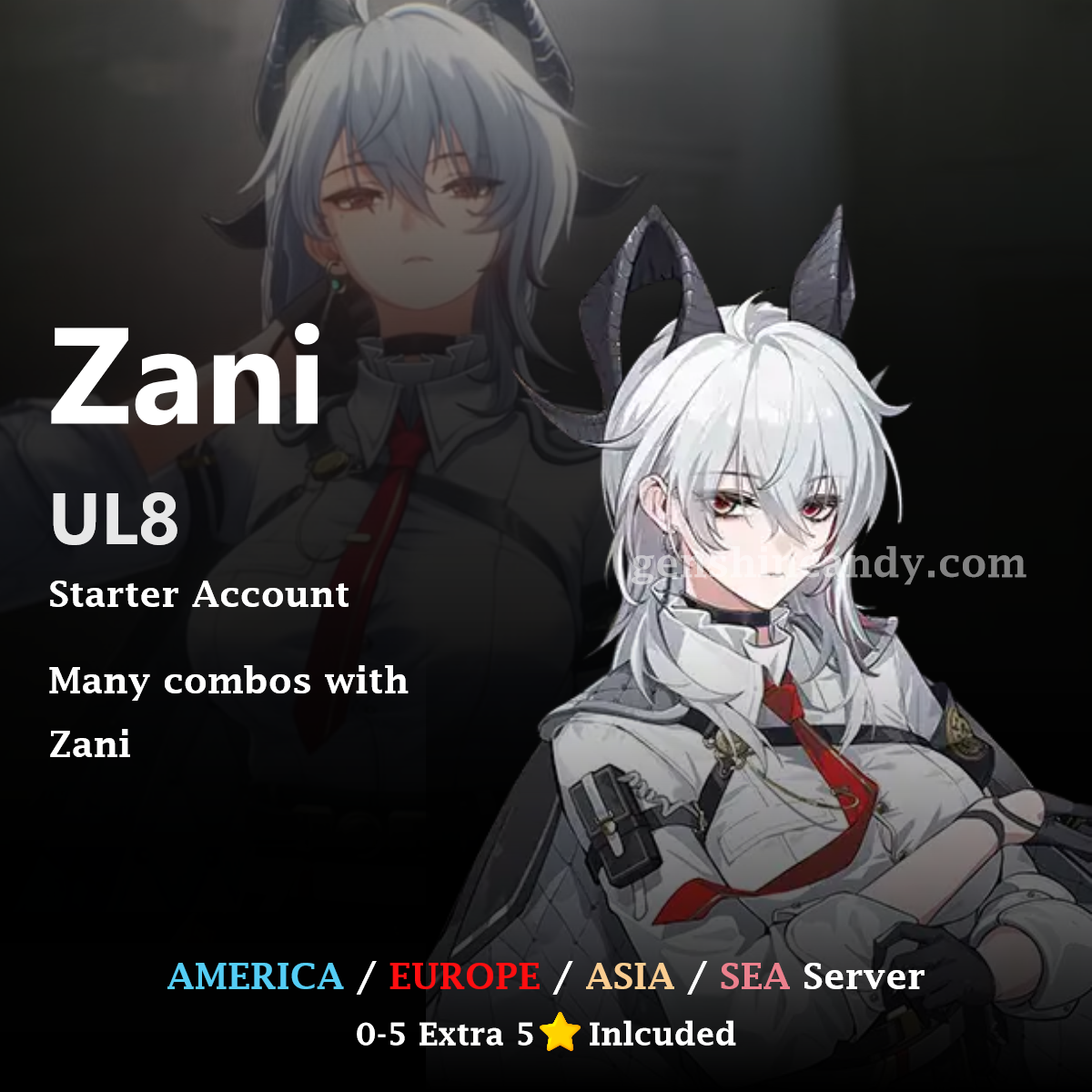 Wuthering Waves Zani Starter Account