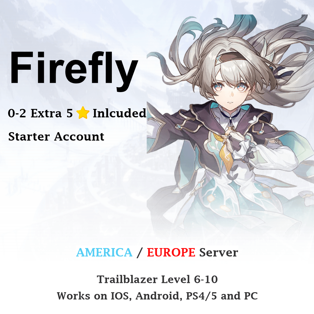 Firefly Honkai Star Rail Starter Account - GenshinCandy