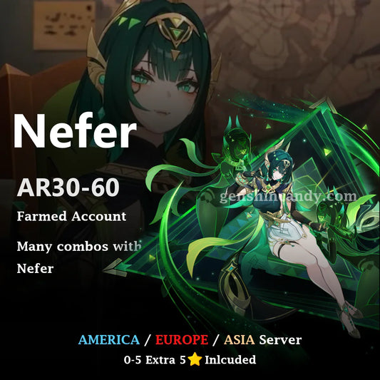 Nefer Midgame Account Genshin Impact Account