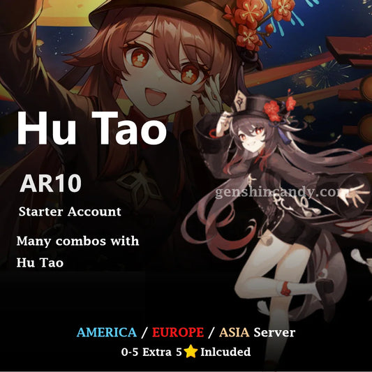 Hu Tao Starter Account Genshin Impact Account - GenshinCandy