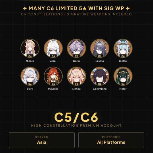 C5/C6 High Constellation Account - Asia