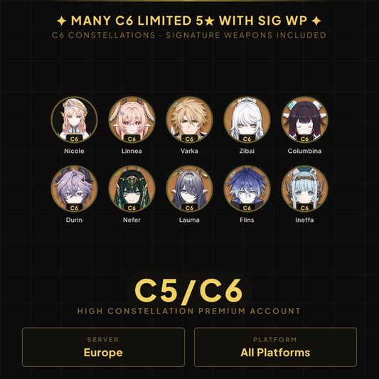 C5/C6 High Constellation Account - Europe