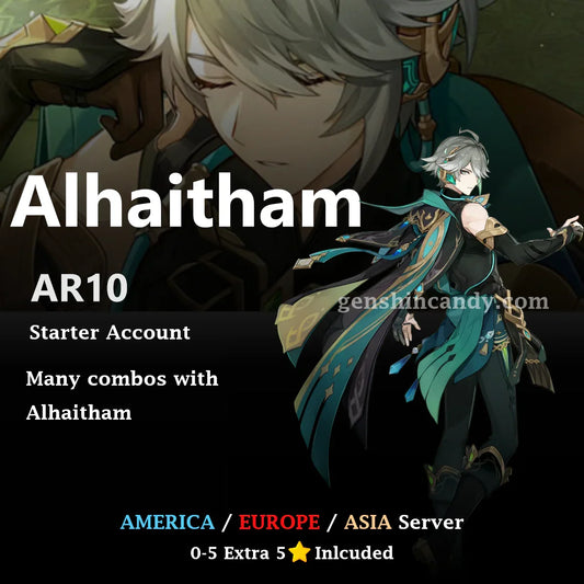 Alhaitham Starter Account Genshin Impact Account - GenshinCandy