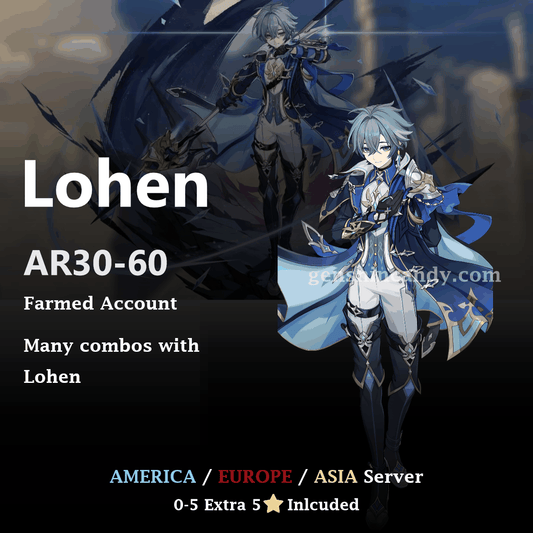 Lohen Midgame Account Genshin Impact Account