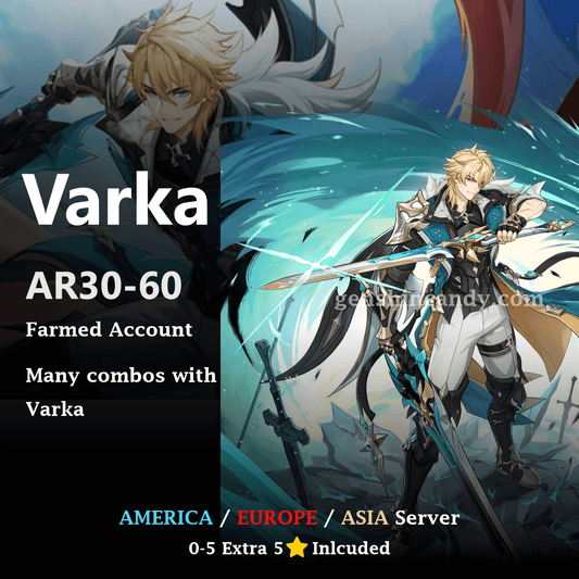 Varka Midgame Account Genshin Impact Account
