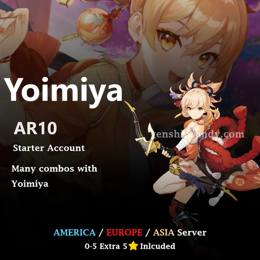Yoimiya Starter Account Genshin Impact Account - GenshinCandy