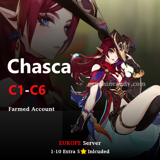 C6 Chasca Genshin Impact Account [EU]