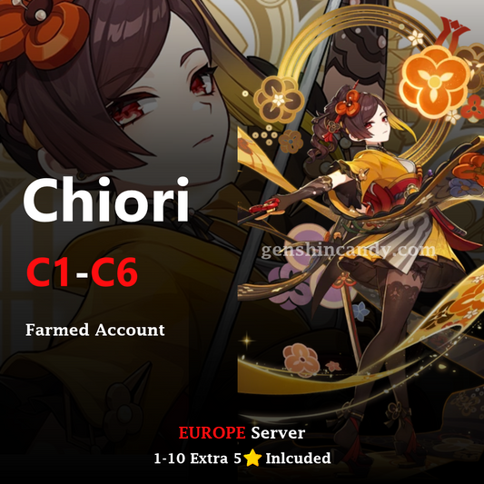 C6 Chiori Genshin Impact Account [EU]