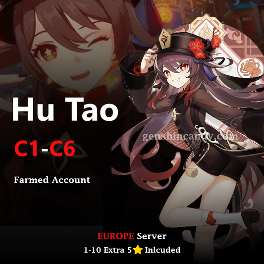 C6 Hu Tao Genshin Impact Account [EU]