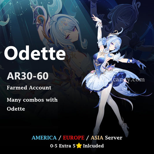 Odette Midgame Account Genshin Impact Account