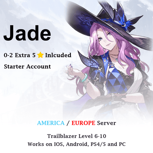 Jade Honkai Star Rail Starter Account - GenshinCandy