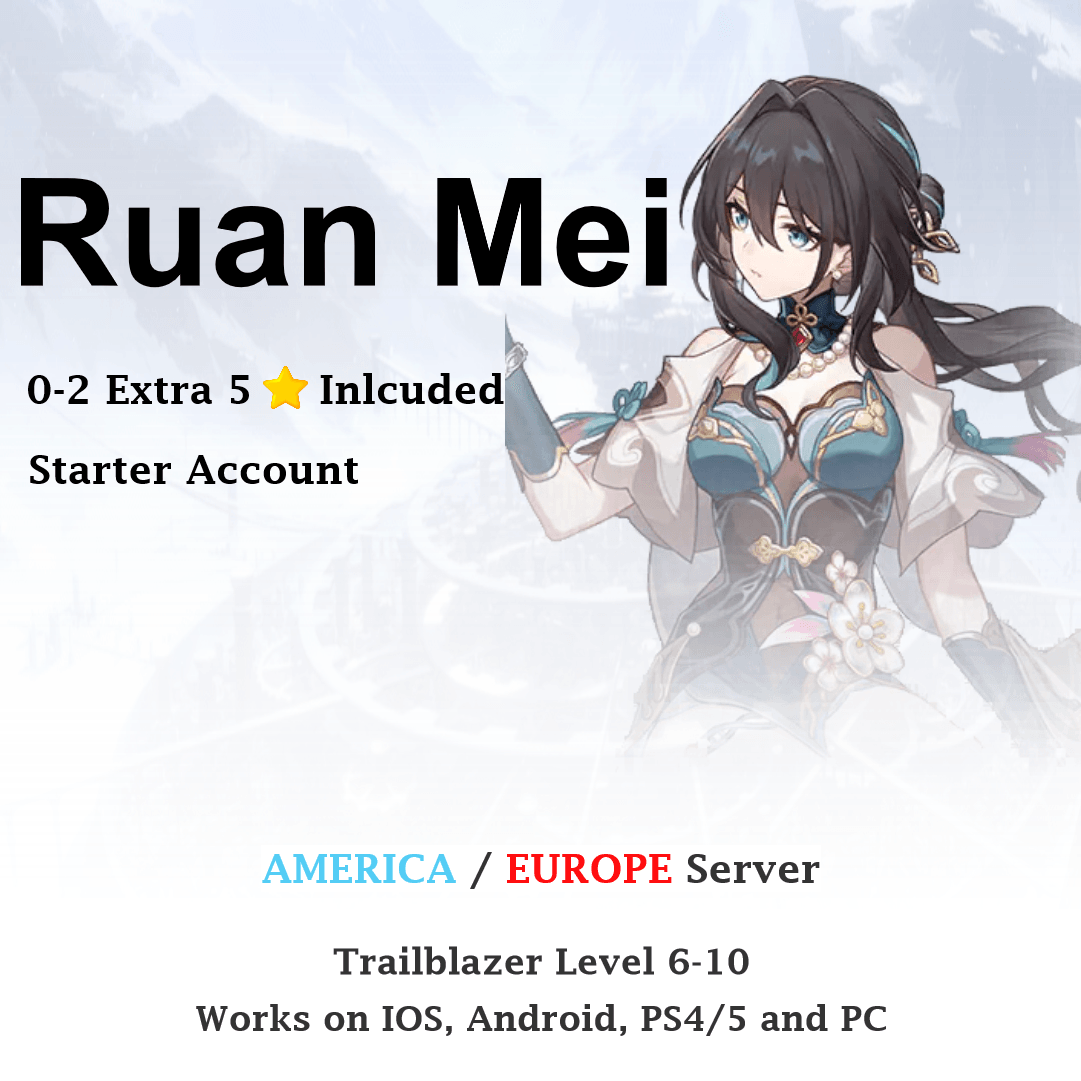 Ruan Mei Honkai Star Rail Starter Account - GenshinCandy