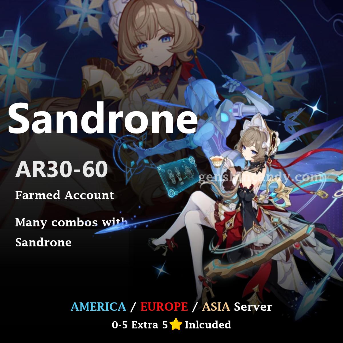 Sandrone Midgame Account Genshin Impact