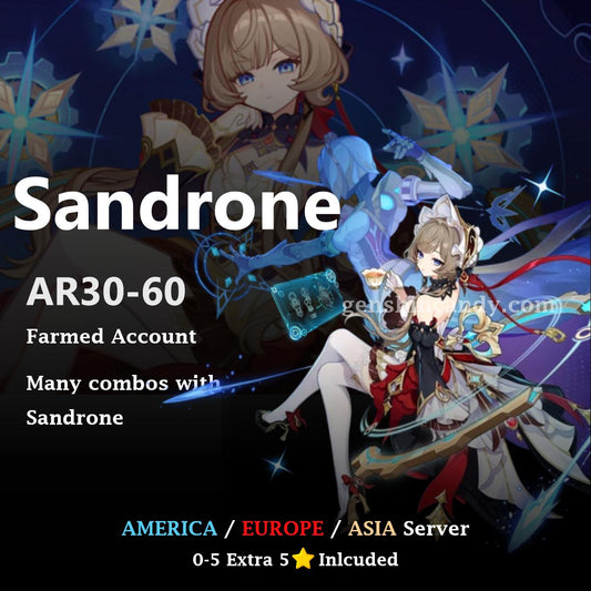 Sandrone Midgame Account Genshin Impact